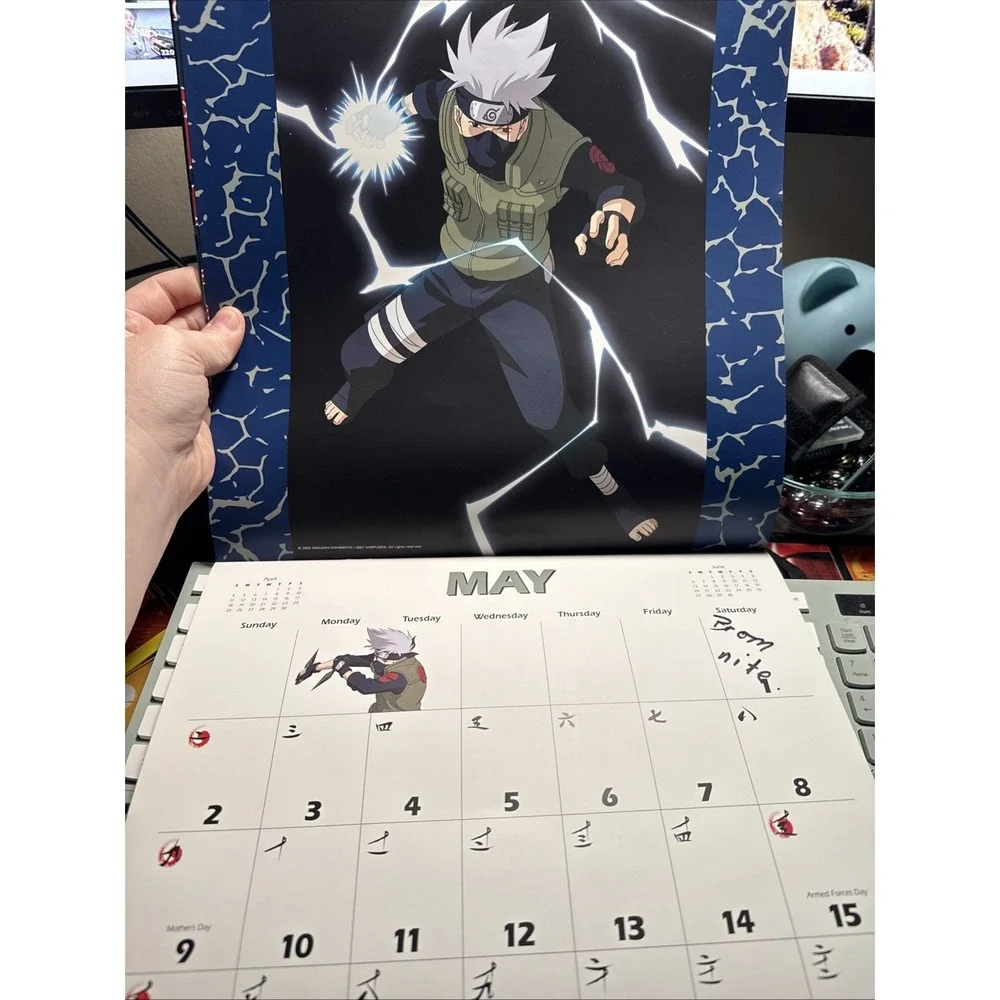 2010 Naruto Shippuden Calendar  Used